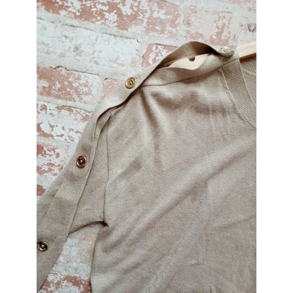 MICHAEL Michael Kors Gold Metallic Sweater - Picture 15 of 16